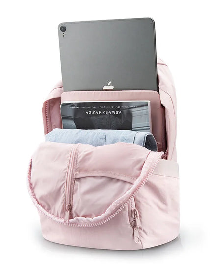 Kleiner Damen-Rucksack 13 Zoll rosa leicht