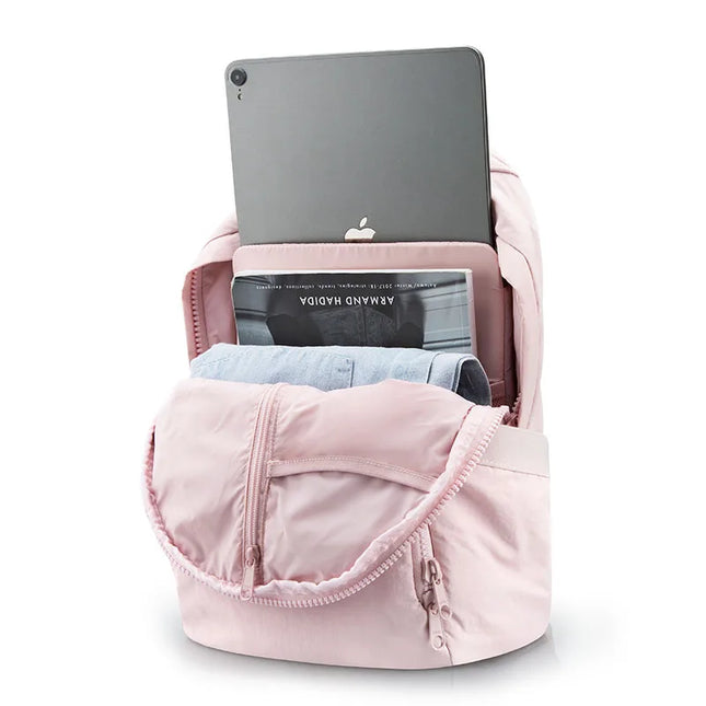 Kleiner Damen-Rucksack 13 Zoll rosa leicht