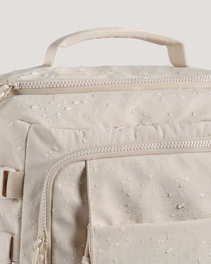 Reise-Rucksack beige 15.6 Zoll Schuhfach