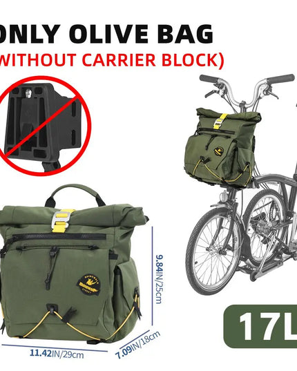 Fahrrad-Rucksack Pendler wasserdicht Nylon
