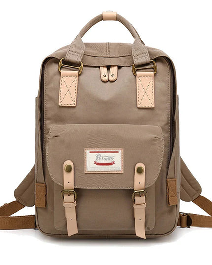 Vintage Rucksack zweifarbig 14 Zoll Canvas