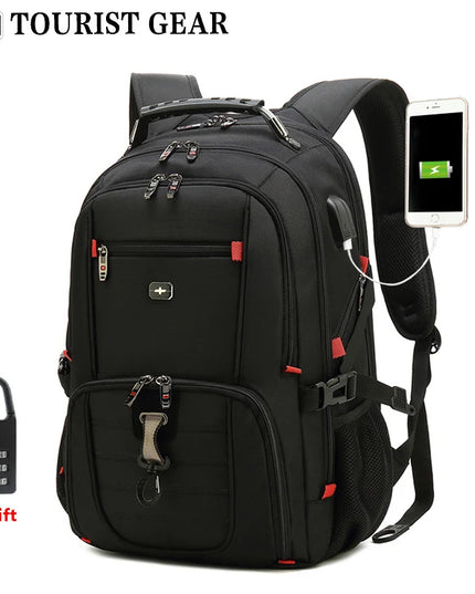 Swiss Rucksack Herren mit USB und Schloss