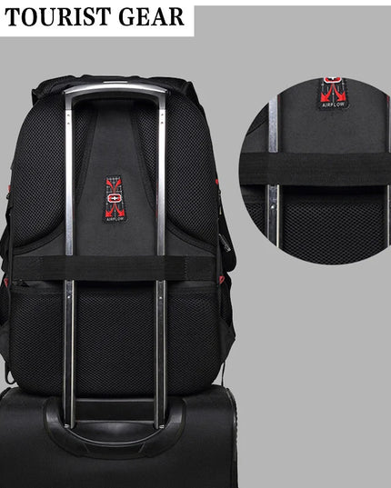 Swiss Rucksack Herren mit USB und Schloss