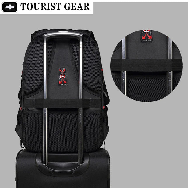 Swiss Rucksack Herren mit USB und Schloss