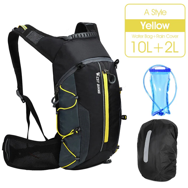 Fahrrad-Rucksack 10L mit Trinkblase