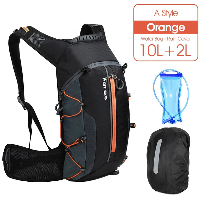 Fahrrad-Rucksack 10L mit Trinkblase