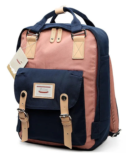 Vintage Rucksack zweifarbig 14 Zoll Canvas