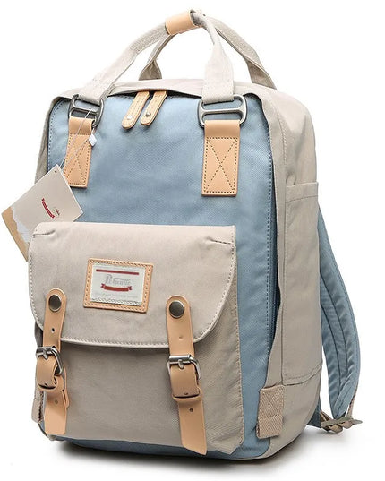 Vintage Rucksack zweifarbig 14 Zoll Canvas