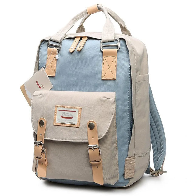 Vintage Rucksack zweifarbig 14 Zoll Canvas
