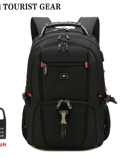 Swiss Rucksack Herren mit USB und Schloss