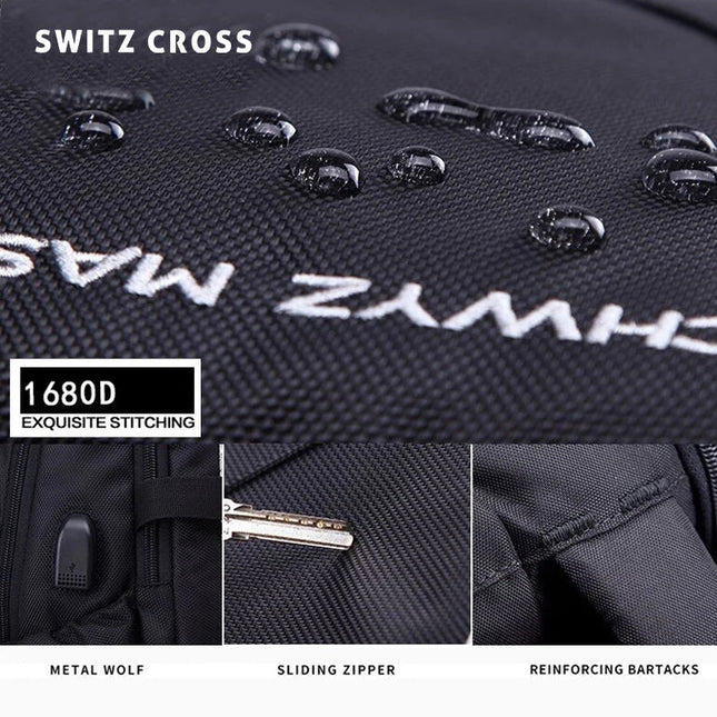 Swiss Rucksack farbig 15 und 17 Zoll