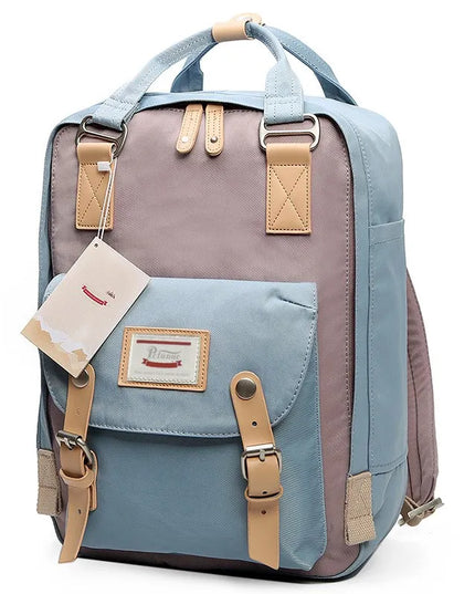Vintage Rucksack zweifarbig 14 Zoll Canvas
