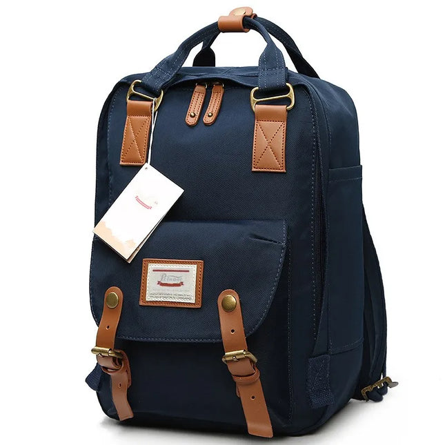 Vintage Rucksack zweifarbig 14 Zoll Canvas