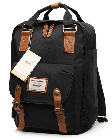 Vintage Rucksack zweifarbig 14 Zoll Canvas