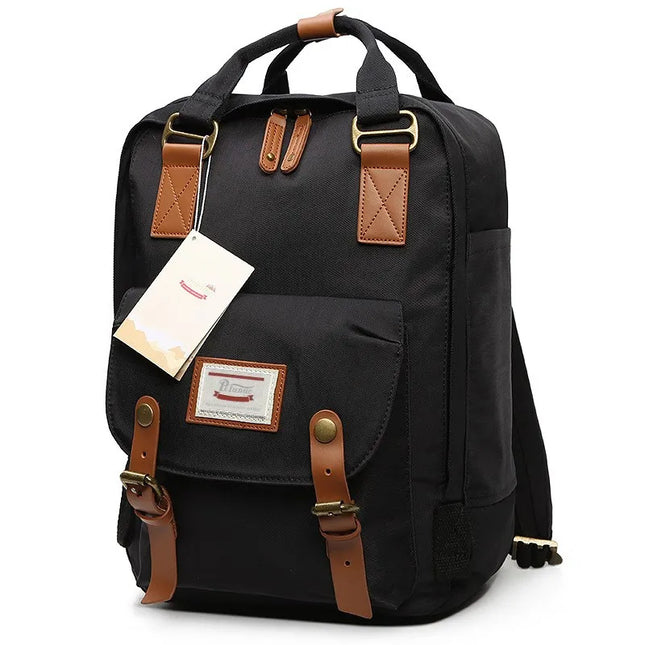 Vintage Rucksack zweifarbig 14 Zoll Canvas