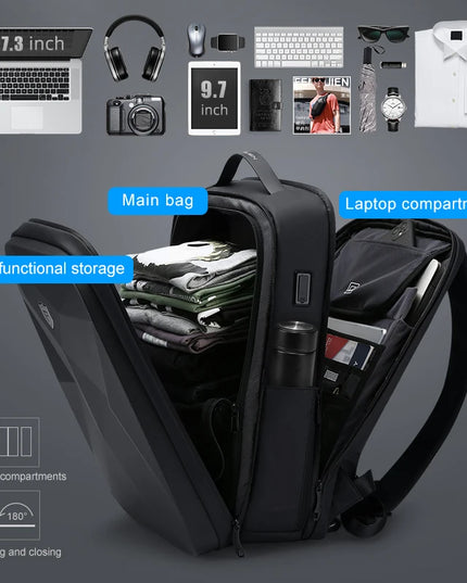 Laptop Rucksack für Herren – FENRUIEN 17.3 Zoll, wasserdicht