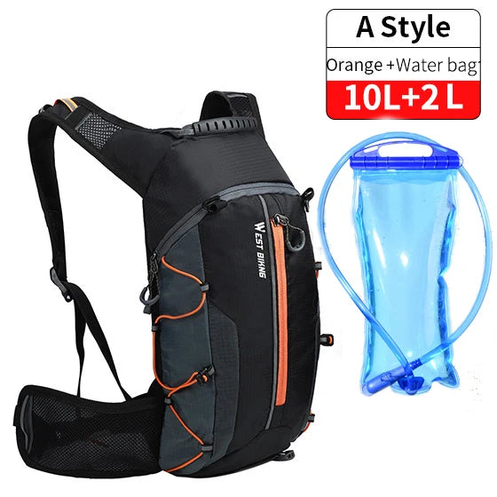 Fahrrad-Rucksack 10L mit Trinkblase