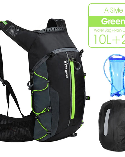 Fahrrad-Rucksack 10L mit Trinkblase