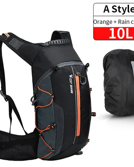 Fahrrad-Rucksack 10L mit Trinkblase