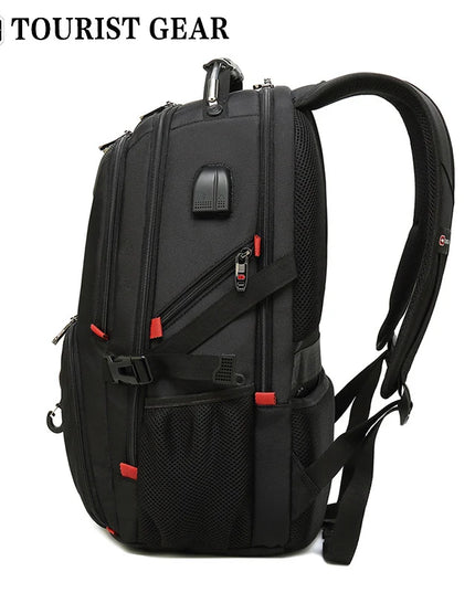 Swiss Rucksack Herren mit USB und Schloss