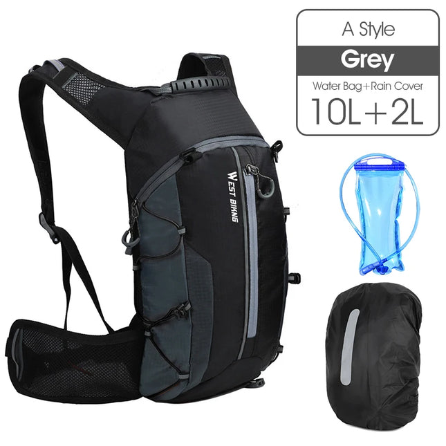 Fahrrad-Rucksack 10L mit Trinkblase