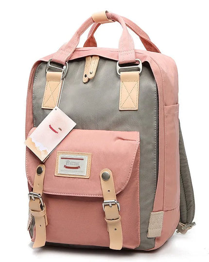 Vintage Rucksack zweifarbig 14 Zoll Canvas