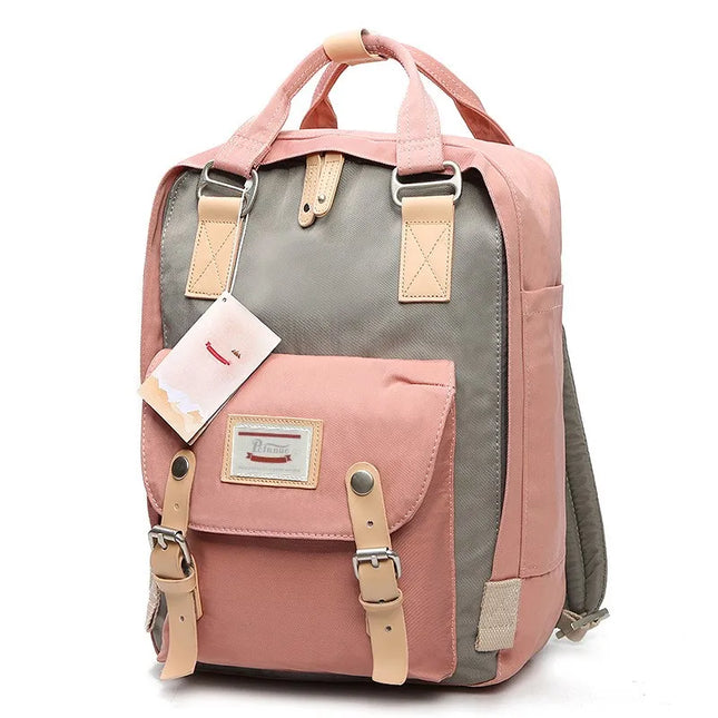 Vintage Rucksack zweifarbig 14 Zoll Canvas