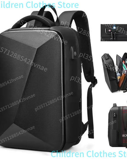 Laptop Rucksack Herren – 15,6 Zoll erweiterbar & wasserdicht