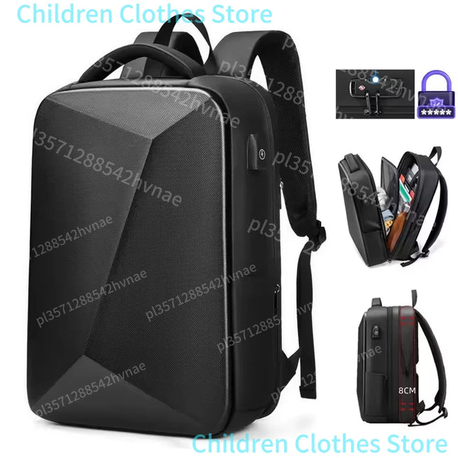 Laptop Rucksack Herren – 15,6 Zoll erweiterbar & wasserdicht