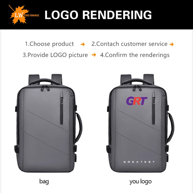 Erweiterbarer Business-Rucksack 17 Zoll