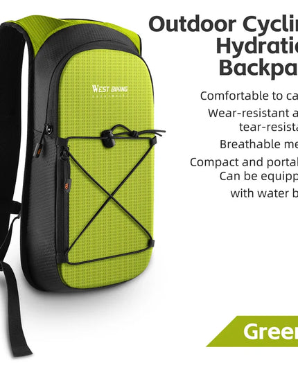 Fahrrad-Rucksack 10L mit Trinkblase