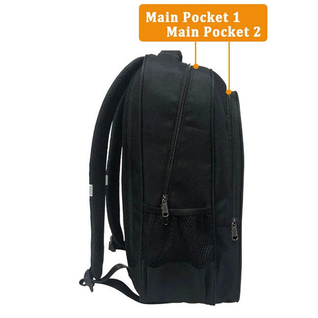 Laptop Rucksack für Damen & Herren – 14/16 Zoll, Pink/Schwarz/Blau