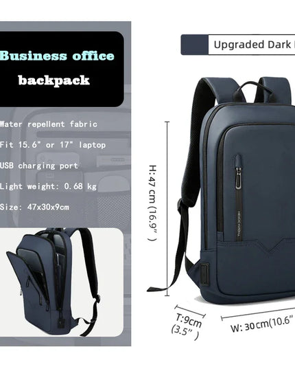 Slim Business Rucksack 15.6 Zoll USB