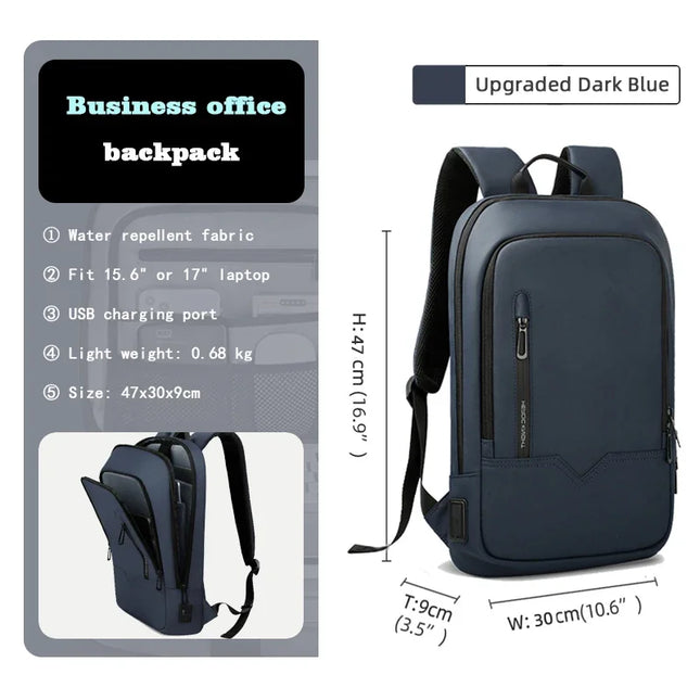Slim Business Rucksack 15.6 Zoll USB