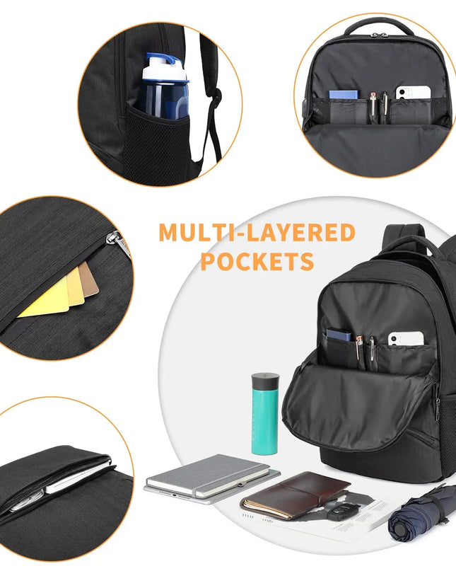 KONO Business-Rucksack DE-Lager meliert