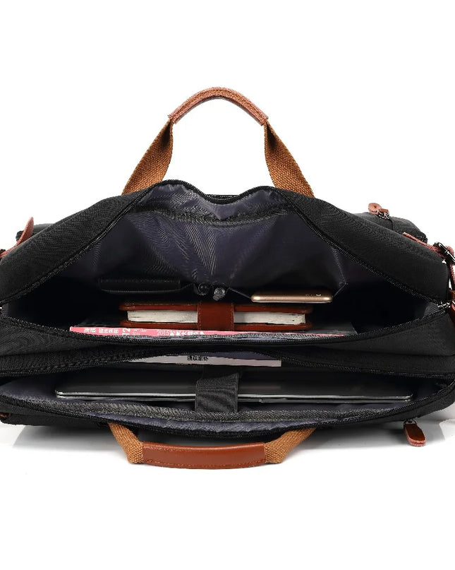 3-in-1 Rucksack Umhaengetasche 17 Zoll