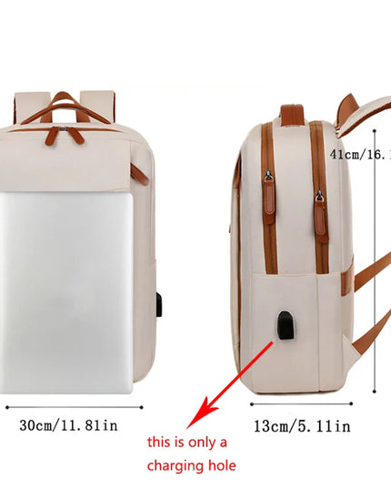 Eleganter Rucksack Damen mit USB-Port