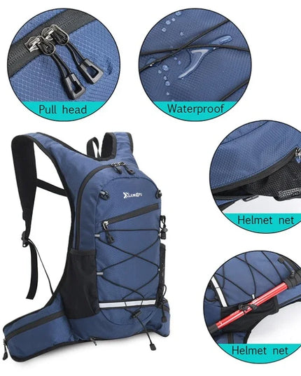 Wasserdichter Alltags-Rucksack robust schwarz
