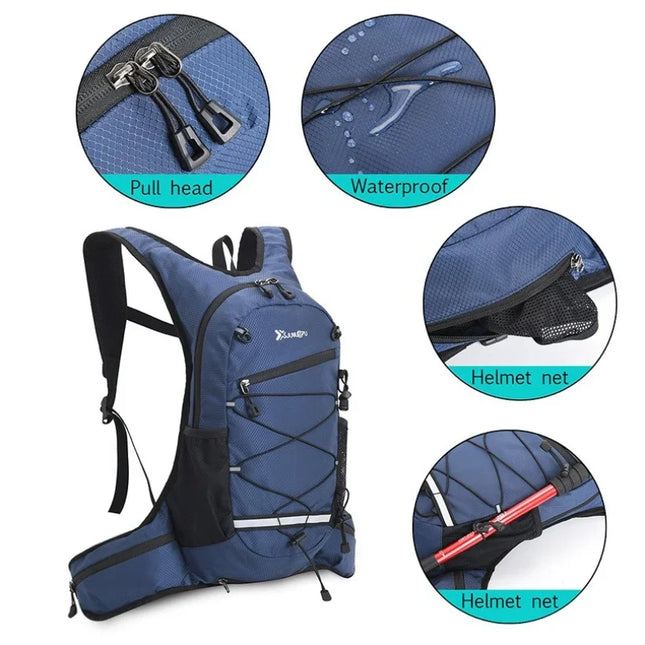 Wasserdichter Alltags-Rucksack robust schwarz