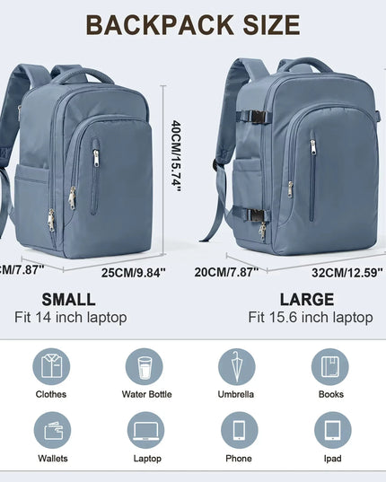 Grosser Damen Reise-Rucksack mit Trolley