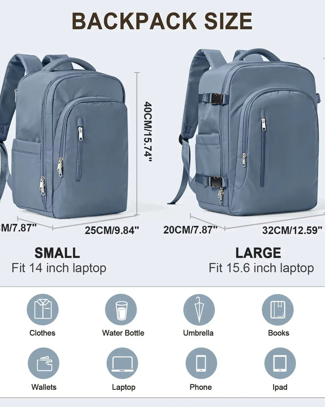 Grosser Damen Reise-Rucksack mit Trolley