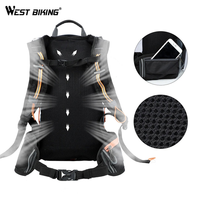 Wasserdichter Fahrrad-Rucksack Nylon Sport