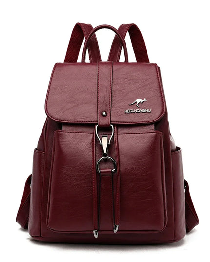 Eleganter Damen-Rucksack Muster mit Quaste