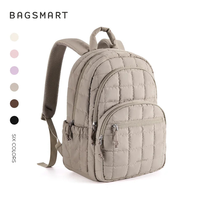 Gesteppter Rucksack Damen 15.6 Zoll