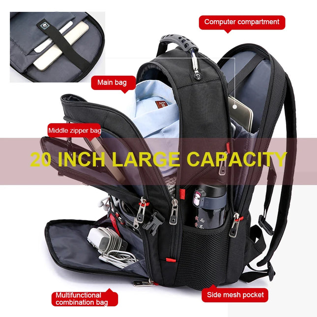 Rucksack 20 Zoll mit grossem Volumen