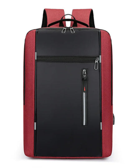Weisser Business-Rucksack mit USB