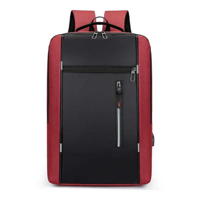 Weisser Business-Rucksack mit USB