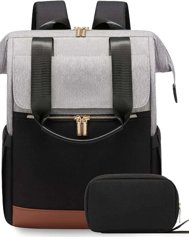 Eleganter Damen-Rucksack creme mit Organizer