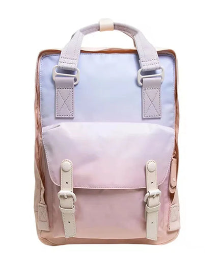 Vintage Rucksack zweifarbig 14 Zoll Canvas