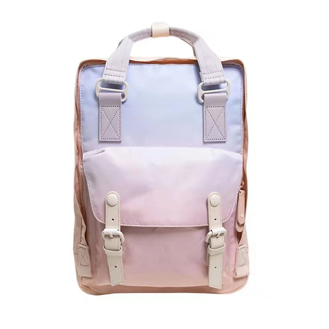 Vintage Rucksack zweifarbig 14 Zoll Canvas